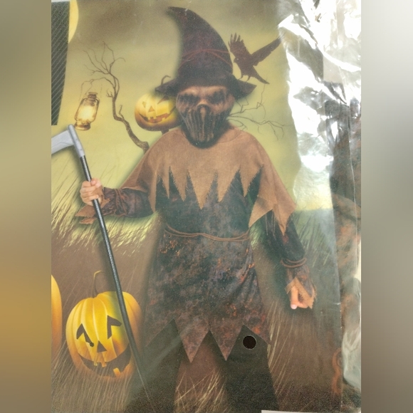 CORN GOBLIN - SCARECROW - SCARY HALLOWEEN COSTUME - Picture 2 of 3